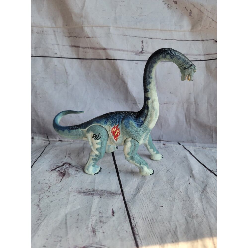2001 Hasbro Jurassic Park 3 Brachiosaurus Electronic Re-Ak A-Tak Figure Works